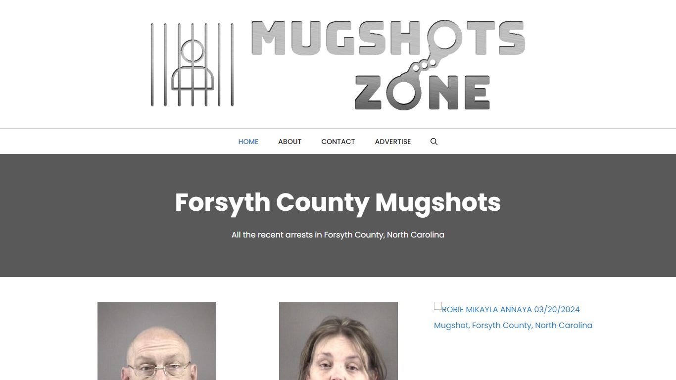 Forsyth County Mugshots Zone